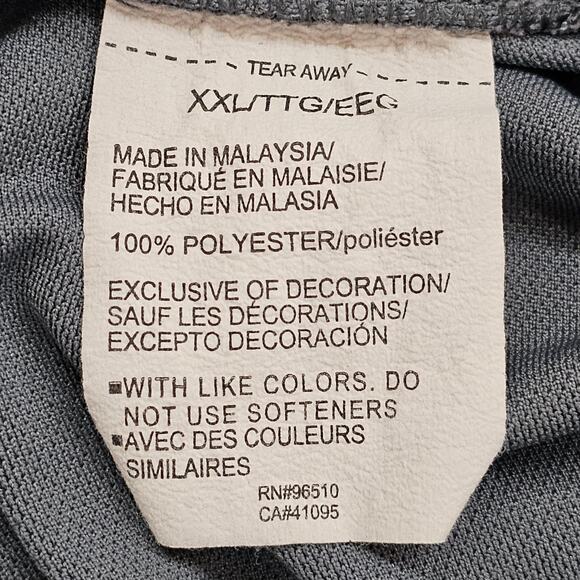 Under Armour Pants Mens XXL Grey Black Twister Track Lightweight Pull On - Picture 10 of 13